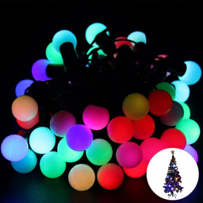 ELEOPTION Smartyard Led String Lights Solar Powered Outdoor Waterproof Night Light Decorative Lights for Outside Garden Camping Patio Party Holiday Wedding (Ball, Colorful)
