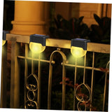 Uonlytech 1pc Solar Power Led Stair Lamp Outdoor Handrail Fence Light for Pathway Warm Lighting Easy Installation | Lumora