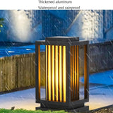 Outdoor Garden Column Lamp Fixture Courtyard Decor Pillar Light New Waterproof Pole Lights, Low Floor for Lawns | Lumora