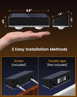Solar Fence Lights Outdoor Waterproof, 80 Lumens Solar Lights for Fence with Warm White & RGB 8 Colors,Outdoor | Lumora