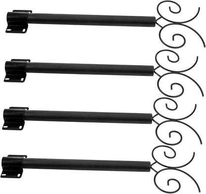 Milisten 1set Outdoor Hanger Pole for Bird Feeders and String Lights Easy Installation Support Rod for Terraces Yards and Fences Convenient for Garden Decor
