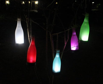 Solar Bottle Light Lamp Solar Powered Wine Bottle Lights Hanging Wine Bottle Landscape Lights for Outdoor Garden Yard Lawn Party Courtyard Patio,Pack of 5
