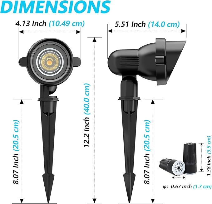 Landscape Lights Outdoor 12v: 10W MR16 Low Voltage LED Landscape Lights 12-24V 3000K Warm White - Front Door | Lumora