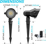 Landscape Lights Outdoor 12v: 10W MR16 Low Voltage LED Landscape Lights 12-24V 3000K Warm White - Front Door | Lumora
