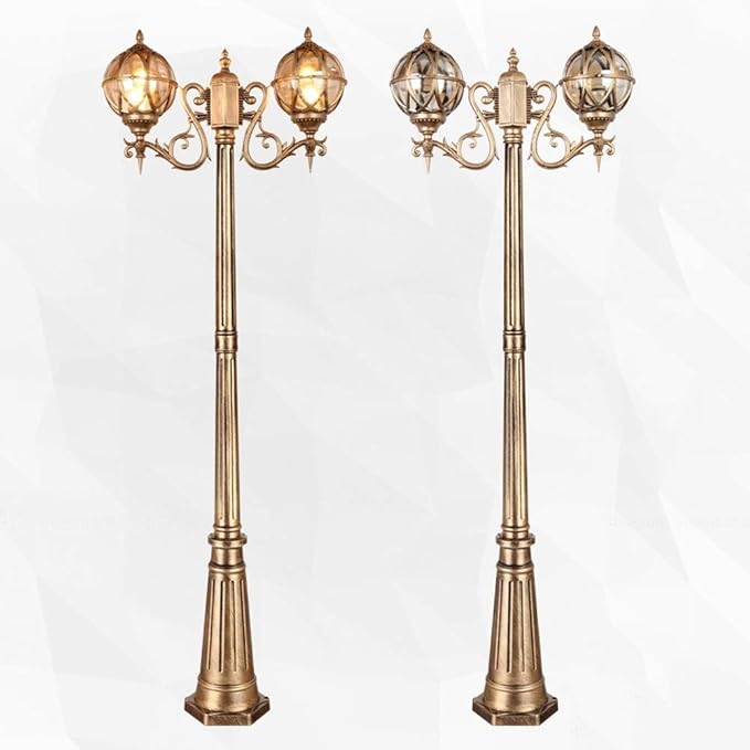 Outdoor Lamp Post Light Lamp Post Lights, Creative 2-Light Outdoor Post Light Traditional Victoria High Landscape | Lumora