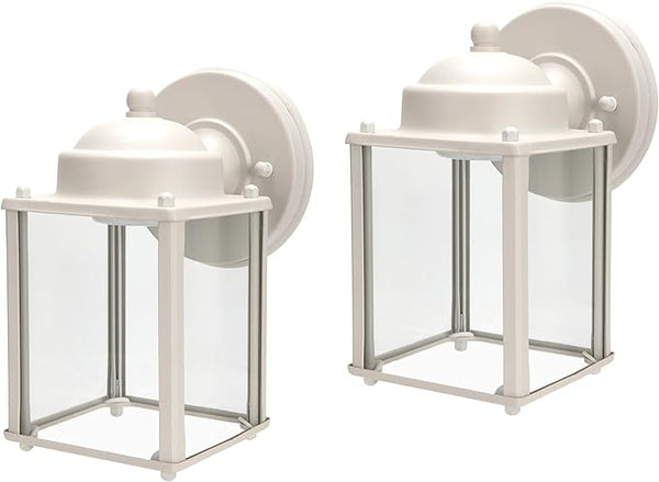 LIT-PaTH Outdoor LED Wall Lantern, Wall Sconce Porch Lighting Fixture, 3000K Warm White, 9.5W 800 Lumen, Aluminum | Lumora