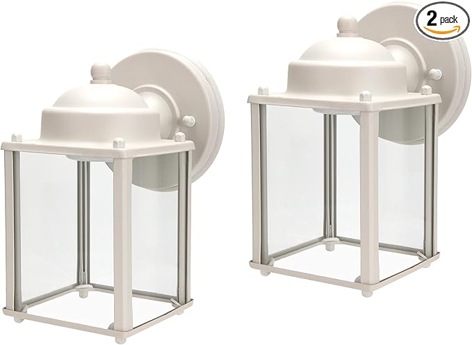 LIT-PaTH Outdoor LED Wall Lantern, Wall Sconce as Porch Lighting Fixture, 5000K Daylight White, 9.5W 800 Lumen | Lumora