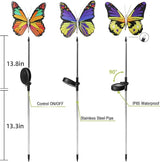 Outdoor Solar Garden Lights,3 Pack Butterfly Decorative-Waterproof Color Changing LED Outdoor Lights,Solar Powered | Lumora