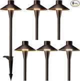 LEONLITE Update 5CCT Low Voltage Pathway Lights, 12-24V LED Landscape Path Light, 1800/2700/3000/4000/5000K, CRI90 | Lumora
