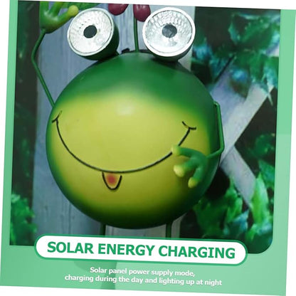 Solar Frog Garden Light Outdoor Solar Pathway Light with High Efficiency Polycrystalline Panel for Patio and Lawn Decor