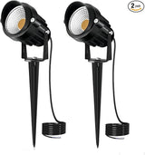 Low Voltage Landscape Lights 12 Volt LED Spotlight Outdoor Pathway Lights Wired Yard Lights Garden Lawn 10W | Lumora