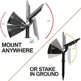 SOLVAO Solar Spot Light | Ultra Bright, Waterproof, Adjustable 270°, No Wiring, Portable | Auto On/Off Function | | Lumora