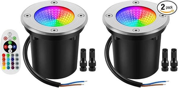 RGBW Warm White Low Voltage Landscape Lights 10W Color Adjustable LED Landscaping Lighting IP67 Waterproof Outdoor | Lumora