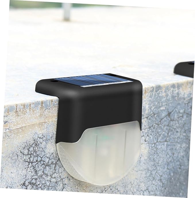 Solar Power Stair Light Warm Led Handrail Fence Lamp for Outdoor Use Easy Installation Weather Resistant for | Lumora
