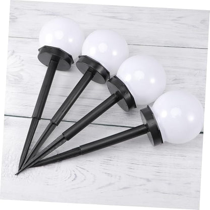 NUOBESTY 8pcs Solar Lawn Lights Waterproof Outdoor Garden Solar Spotlights with Ground Stakes for Yard Path Landscape Lighting