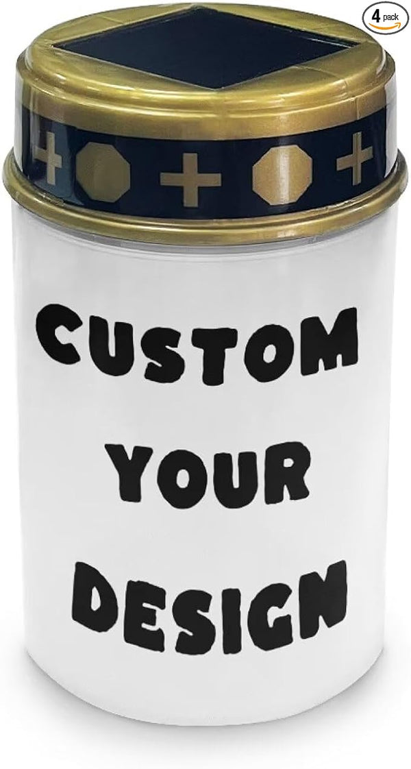HUGS IDEA Custom Cemetery Lights for Pet Graves Personalized Grave Lights with Picture Personalized Religious | Lumora