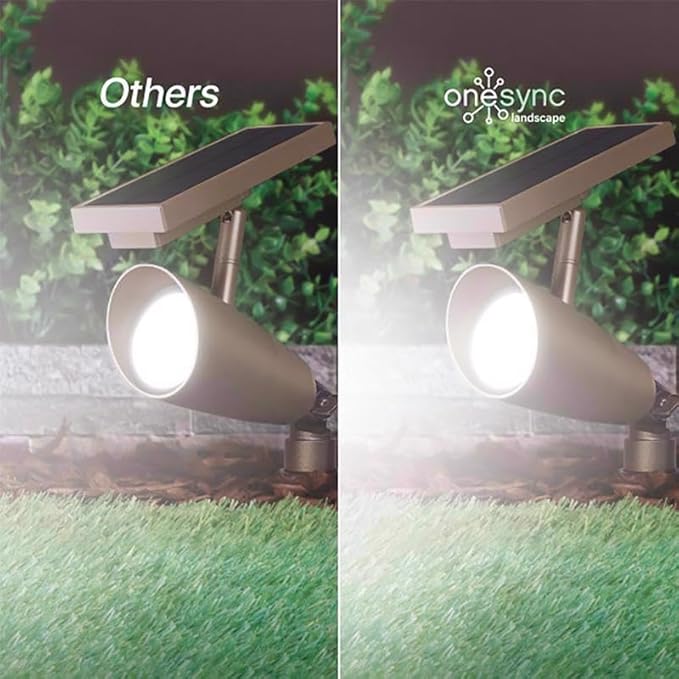 Feit Electric OneSync Bronze Solar Powered/Remote 100 W LED Spotlight 1 pk - Outdoor Security Flood Light | Lumora