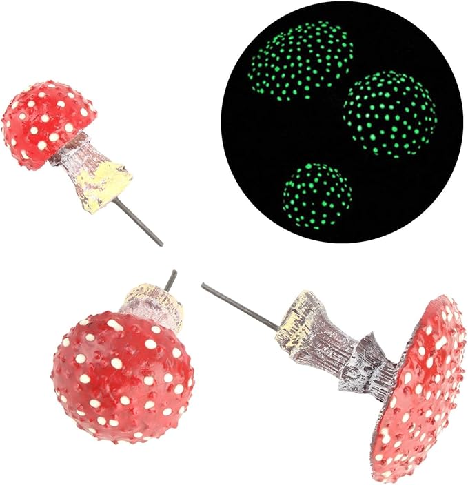 Mushroom Lights Solar Garden Decor, Solar Powered Lasting Mushrooms Stake Lightings for Garden Pathway Landscape Yard Decorations Outdoor