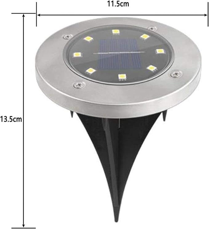 Solar Lights Outdoor Garden, Solar Lights Outdoor, IP65 Waterproof Outdoor LED Solar Pathway Lights - 8 Pieces Each | Lumora