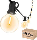Svater 50FT ST38 Solar String Lights Outdoor with Remote + G40 50FT Patio String Lights | Lumora