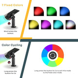 Linkind Solar Lights Outdoor StarRayS, Color Changing Solar Spot Lights, IP67 Waterproof Solar Spotlights for | Lumora