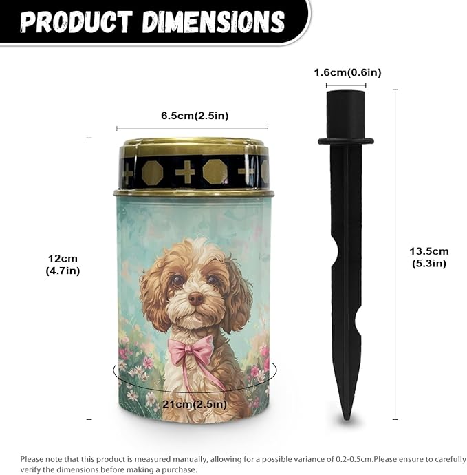 Bow-Tie Dog Solar Lights for Grave Cemetery Light Waterproof Outdoor Lamp Remembrance Gift Lightweight Garden Decorations