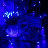 Brizled Blue Christmas Lights, 33ft 100 LED Christmas String Lights, 120V UL Certified Plug-in Xmas Tree Light | Lumora