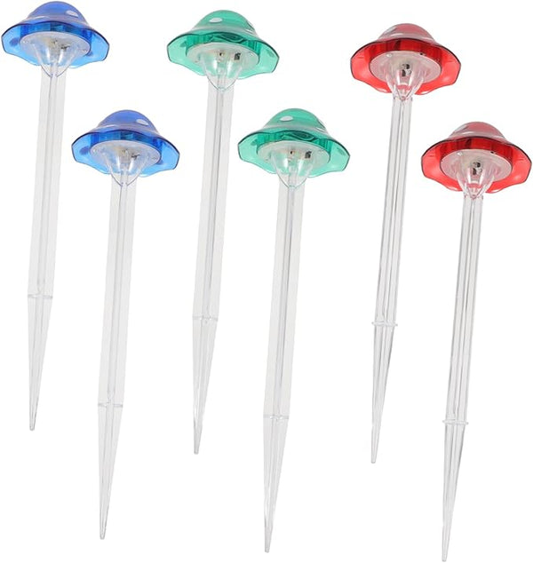6pcs Solar Pathway Lights Mushroom Night Lights Outdoor Garden Decorative Landscape | Lumora