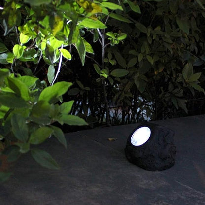 Outdoor Solar Rock Lights, LED Waterproof Solar Power Light, Imitation Stone Garden Lamp for Way, Walkway, Yard