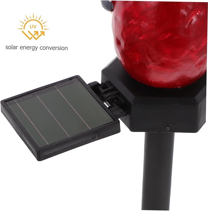2pcs Santa Solar Stake Light Decorative Solar Lights for Garden Pathway Easy Installation Powered Outdoor Lawn Lamp for Christmas Decorations and Atmosphere