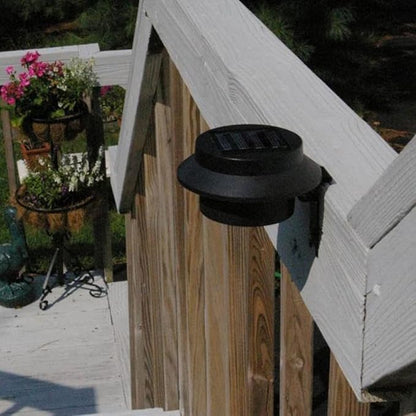 4-Pack Solar Fence Lamp LED Light Waterproof Outdoor Garden Lighting Energy-Saving Solar Lights for Pathway and Deck Decoration