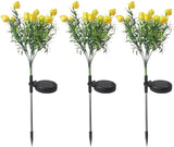 Solar Flower Lights Outdoor Realistic Tulip Gardenia Tree Lamps Wireless Design IP65 Waterproof Auto Day 6-8h/Night | Lumora