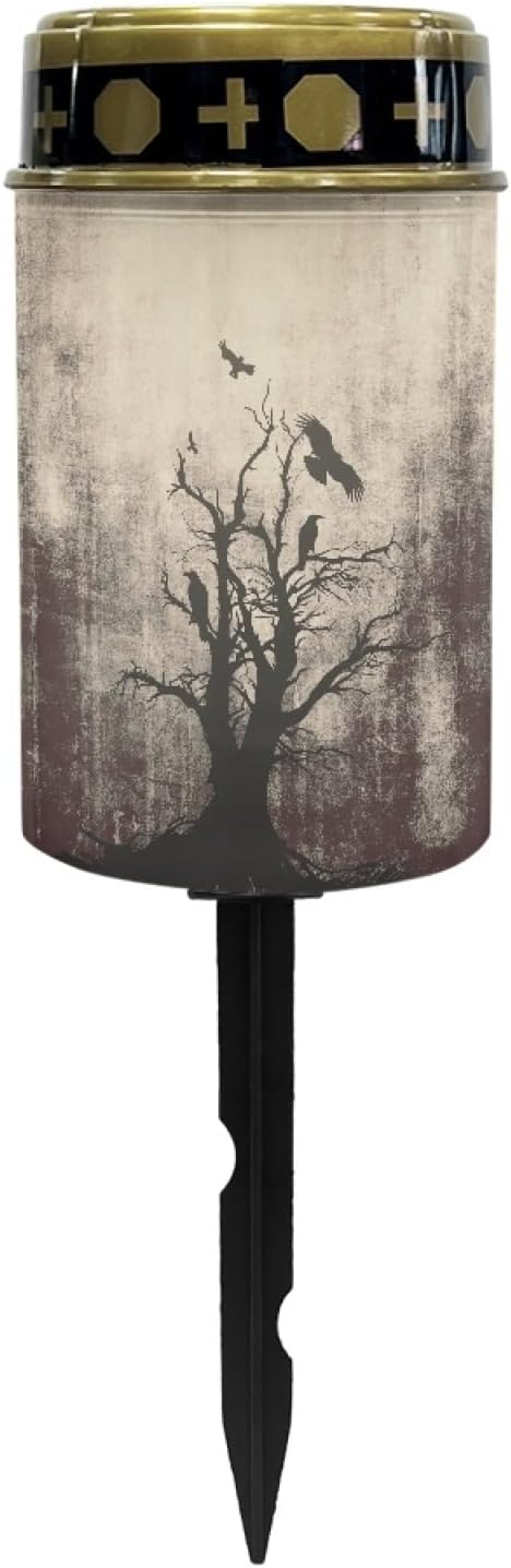 Halloween Branches Solar Garden Lights Outdoor Waterproof Halloween Decor Pathway Lights Solar Powered,Solar Stake Lights for Yard Patio Driveway Lights Outdoor Landscape Lighting