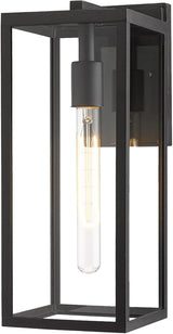 Bestshared Outdoor Wall Lantern, 13.4IN Tall Wall Sconce Light, Anti-Rust Front Door Mount Lighting,Modern Outside | Lumora