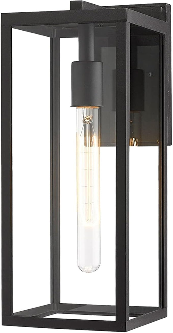 Bestshared Outdoor Wall Lantern, 13.4IN Tall Wall Sconce Light, Anti-Rust Front Door Mount Lighting,Modern Outside | Lumora