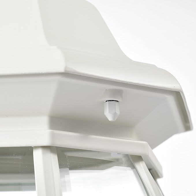 Nuvo 3 Light - 21 in. Post Lantern - Clear Beveled Glass - Outdoor Path Light | Lumora