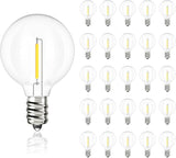 Svater Led Outdoor String Lights 25 FT with 25 Packs Replacement Bulbs | Lumora