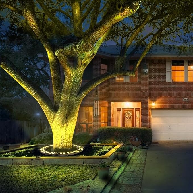 Tree Lights Outdoor, Low Voltage Landscape Lighting, DC 24V LED Landscape Spotlights Waterproof, 3000K Warm White | Lumora