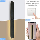31.5 Inch Long Outdoor Modern Wall Light, 3000K Warm Light Outdoor Wall Sconce, Waterproof Ip65 Linear Wall Sconce | Lumora