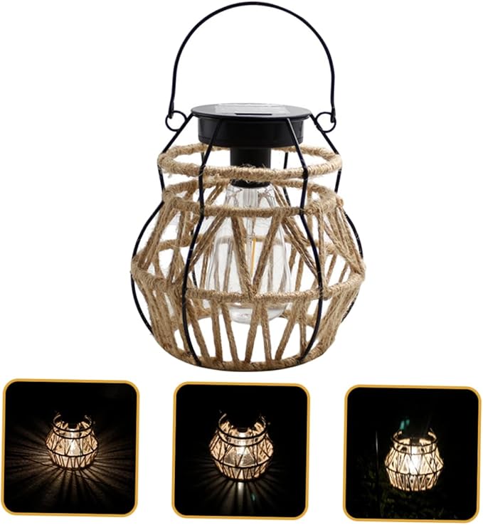 Vintage Solar Hanging Lantern Waterproof Edison Bulb for Outdoor Garden Decoration Solar Powered Decorative Light | Lumora