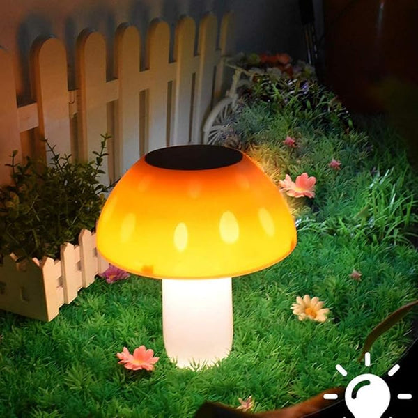 Solar Mushroom Lights Outdoor Light Sensor Ground 20LED Waterproof Landscape Lamp for Garden,Backyard,Step,Grass | Lumora