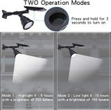 Solar Spotlights Outdoor 18 LED 300 Lumens Waterproof Adjustable Wall Light for Patio Garden Driveway (2 Pack) | Lumora