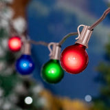 100 Foot G40 Outdoor Patio String Lights with 125 Multi Globe Bulbs – Indoor Outdoor String Lights – Market Bistro | Lumora