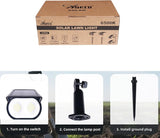 Anern Solar Lights Outdoor Waterproof IP68, 52 LED 2 Lighting Modes Solar Spot Lights Outdoor Yard Garden Landscape | Lumora