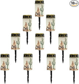 Western Cowboy Cemetery Lights for Grave, Outdoor Solar Garden Pathway Lights - Solar Powered Lanterns for Yard | Lumora