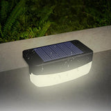 Luxshiny 2pcs Solar Stair Lights Outdoor LED Deck Lamp for Steps Fence Handrail Weather-Resistant Solar Decks Light | Lumora