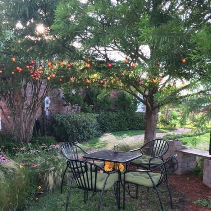 100 Foot G40 Outdoor Patio String Lights with 125 Orange Globe Bulbs – Indoor Outdoor String Lights – Market Bistro | Lumora