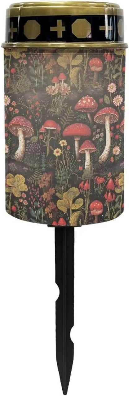 Mushrooms Led Solar Pathway Lights Solar Pathway Light Solar Exterior Lights for House Camping Lights Solar Solar Tent Lights for Camping Solar Light for Camping Decor
