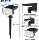 Solar Lights Outdoor Waterproof IP65,Auto On/Off, 2700K 2 Lighting Modes, Super Bright LED, Solar Powered Yard | Lumora