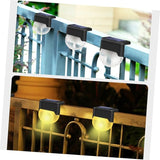 1Pc Solar Power LED Stair Light Outdoor Handrail and Fence Lamp for Garden Patio and Warm Lighting Easy | Lumora